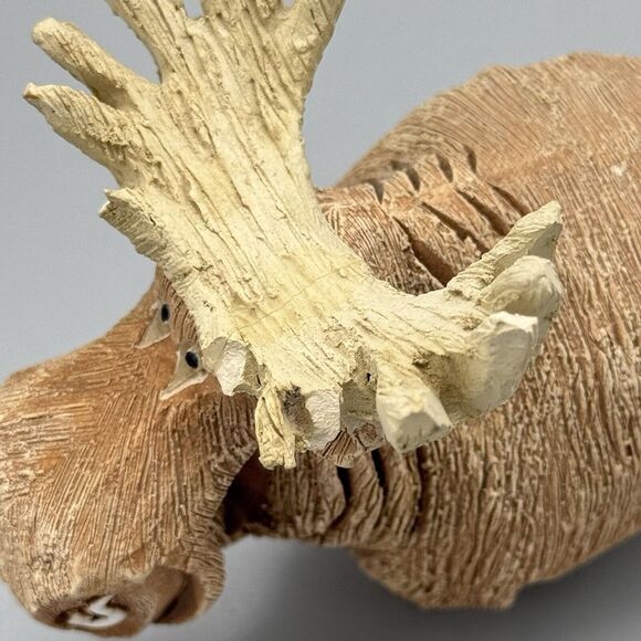 Vtg Artesania Rinconada Moose Figurine Uruguay Retired Wildlife 4" READ As is - Picture 13 of 15